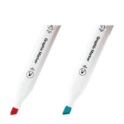 Anko 20 Pack Dual-Tip Markers with Carrying Case - Assorted