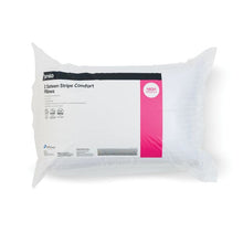 Anko 2 Pack Sateen Stripe Comfort Pillows, High Profile - White