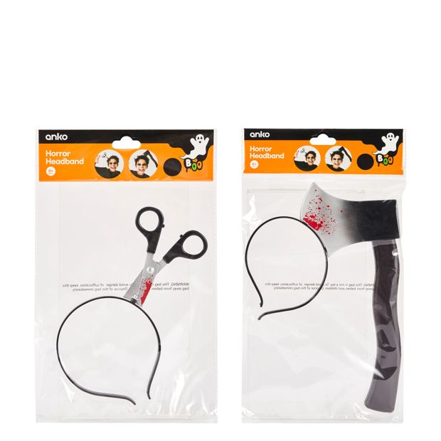 Horror Headband - Ages 6+, Assorted