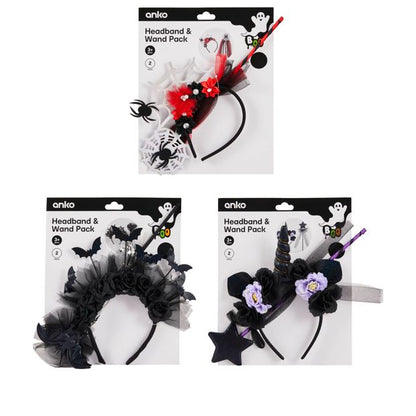 2 Piece Headband and Wand Pack - Ages 3+, Assorted