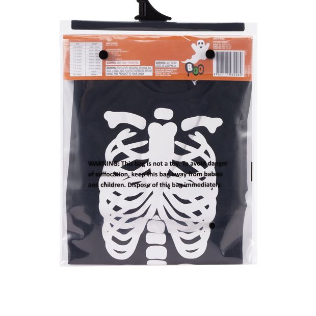 Toddler Skeleton Costume - Ages 2-3