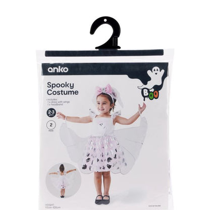 2 Piece Spooky Costume - Ages 2-3