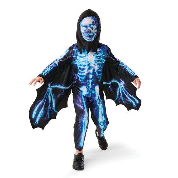 Winged Skeleton Costume - Ages 4-6