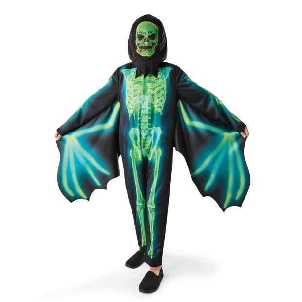Winged Skeleton Costume - Ages 6-8