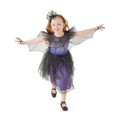 2 Piece Winged Spider Witch Costume - Ages 6-8