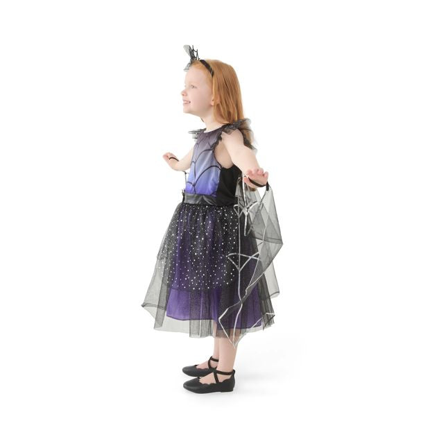 2 Piece Winged Spider Witch Costume - Ages 6-8