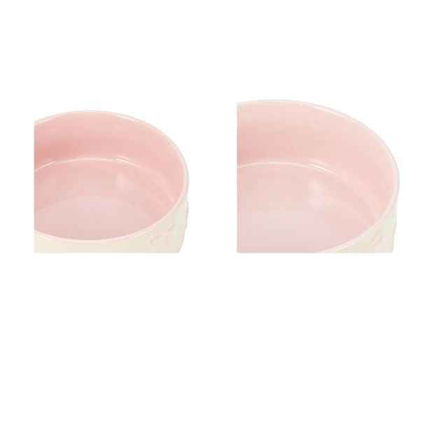 Anko 2 Pack Dog Bowl Bows Ceramic