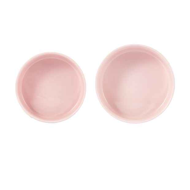 Anko 2 Pack Dog Bowl Bows Ceramic
