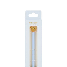 Anko Bow Charm Metal Pen