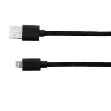 Anko USB-A to Lightning Braided Cable - 1m - Black