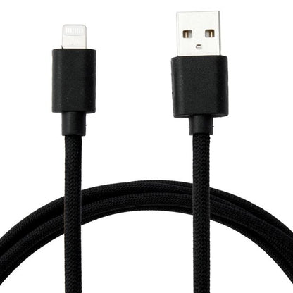 Anko USB to Lightning Braided Cable - 2m - Black