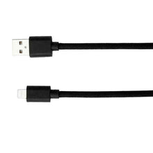 Anko USB to Lightning Braided Cable - 2m - Black