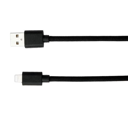 Anko USB to Lightning Braided Cable - 2m - Black