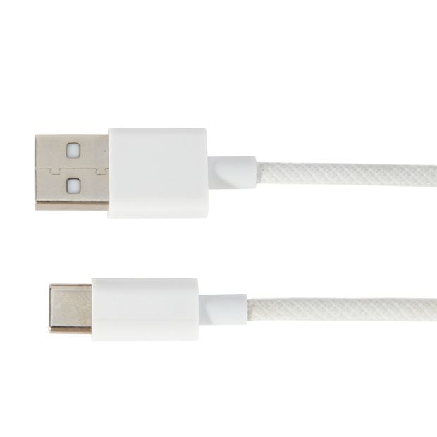 Anko USB-A to USB-C Cable - 1m - White