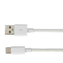Anko 2m USB-A to USB-C 60W Braid Cable - White