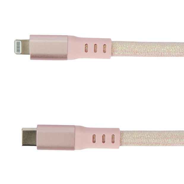 Anko USB-C to Lightning Braided Cable - 2m - Pink