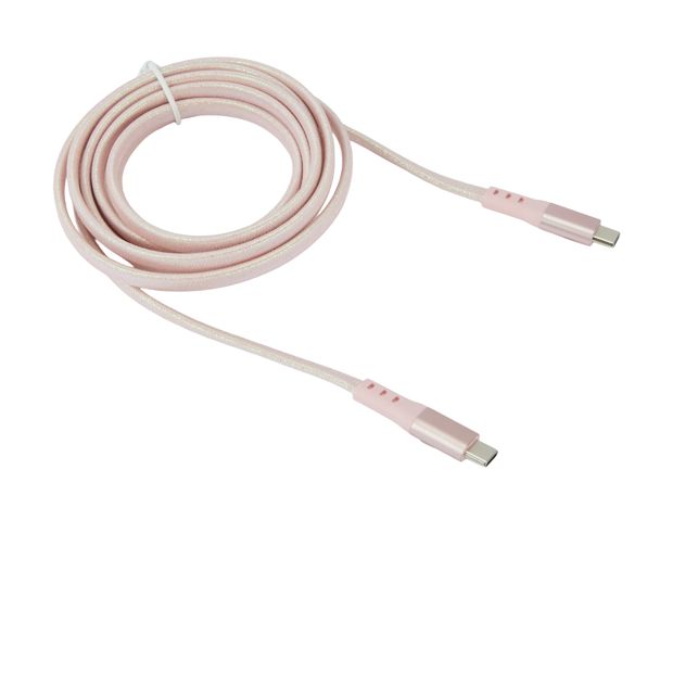 Anko USB-C to USB-C Cable - 2m - Pink