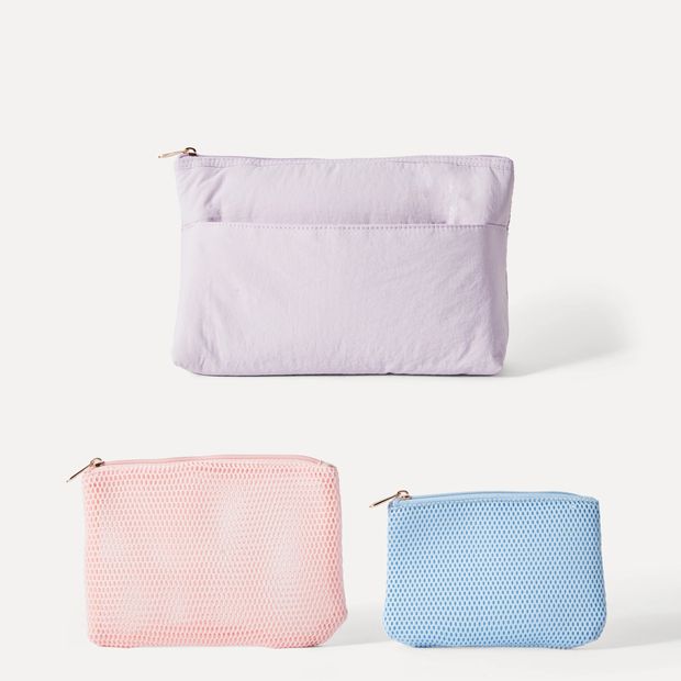 OXX Cosmetics 3 Piece Makeup Bag
