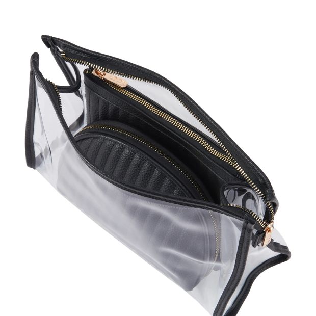 OXX Cosmetics 3 Piece Makeup Bag - Black