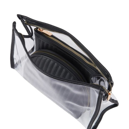 OXX Cosmetics 3 Piece Makeup Bag - Black