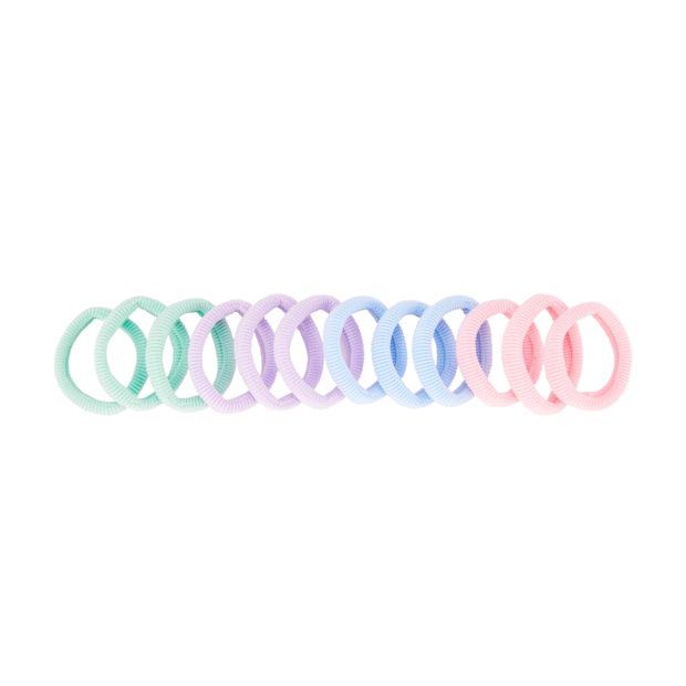 OXX Haircare 12 Piece Soft Ribbed Hair Elastics