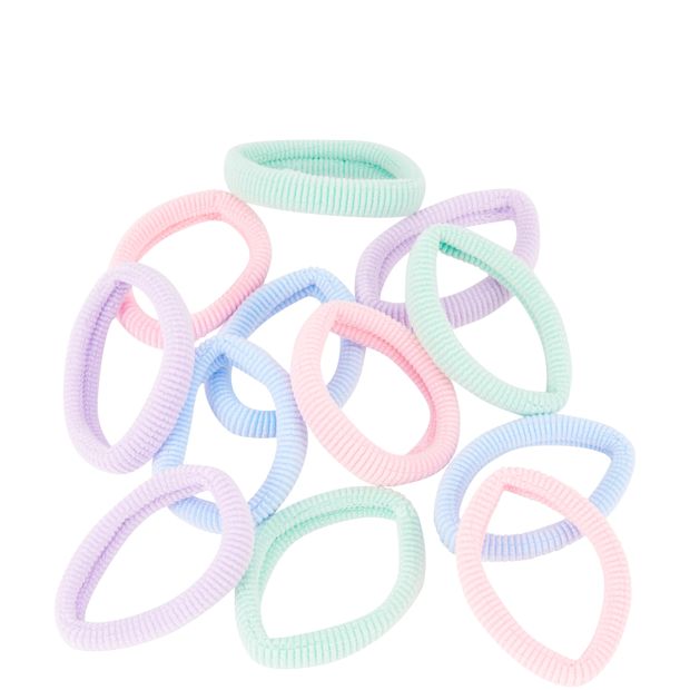OXX Haircare 12 Piece Soft Ribbed Hair Elastics