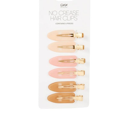 OXX Haircare 6 Piece Nude No Crease Hair Clips