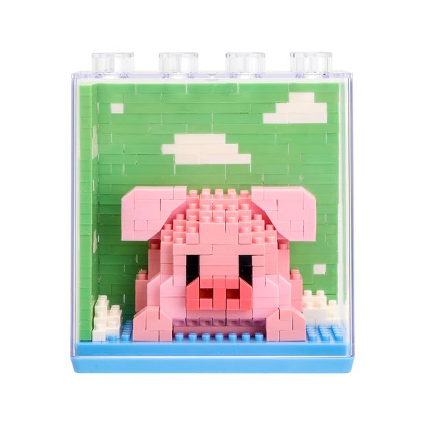 Mini Blocks Animals in Case - Assorted
