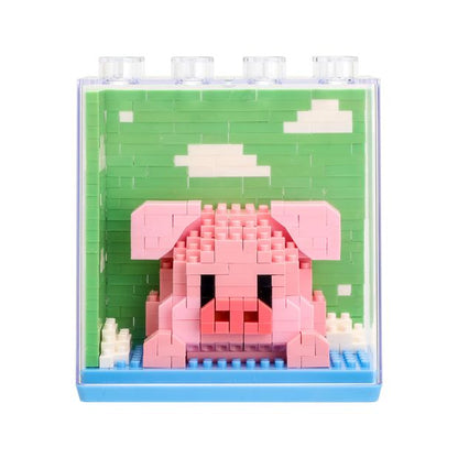 Mini Blocks Animals in Case - Assorted