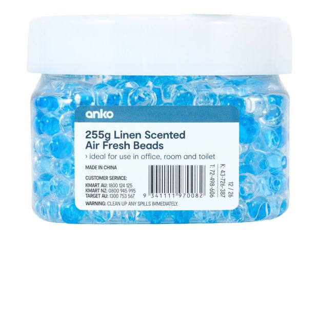 Anko 255g Linen Scented Air Fresh Beads