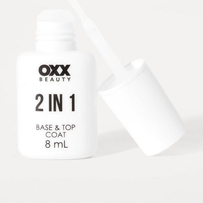 OXX Nail Dip Powder 2-in-1 Top and Base Coat