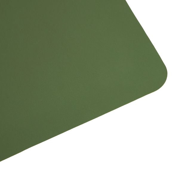 Anko Leather Look Reversible Placemat - Taupe and Green