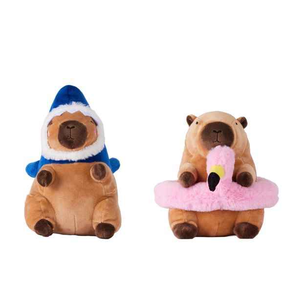 Pet Toy Capybara Plush  - Assorted - Anko