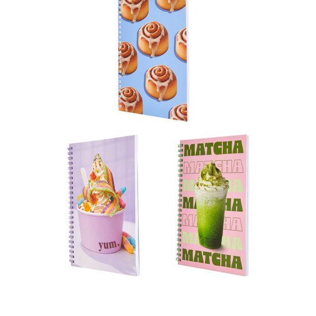 Anko A5 Notebook Sweet Treats 80gsm 120 Pages - Assorted