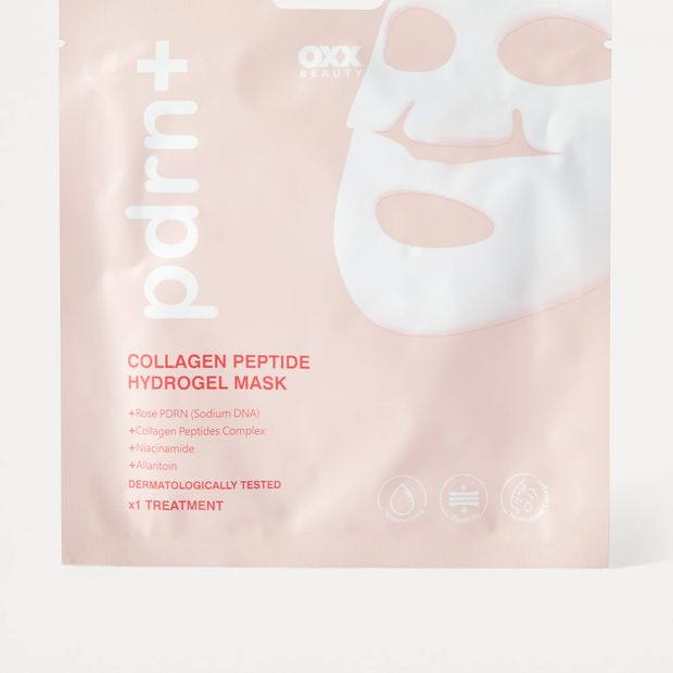 OXX Beauty PDRN+ Collagen Peptide Hydrogel Mask - Rose PDRN - Collagen Peptides Complex - Niacinamide and Allantoin