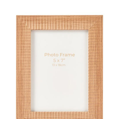 Anko Ribbed Frame 5in. x 7in. - Pecan
