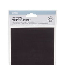 100 Piece Adhesive Magnet Squares - Anko