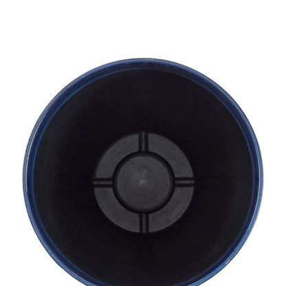 Anko 27cm Blue Tall Glazed Look Plastic Pot