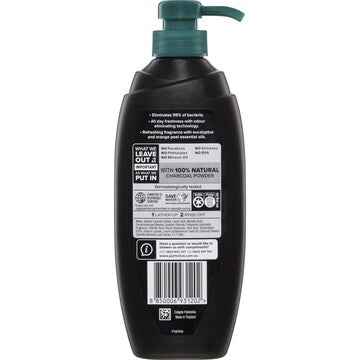 Palmolive Men's Body Wash Shower Gel Natural Charcoal 450mL