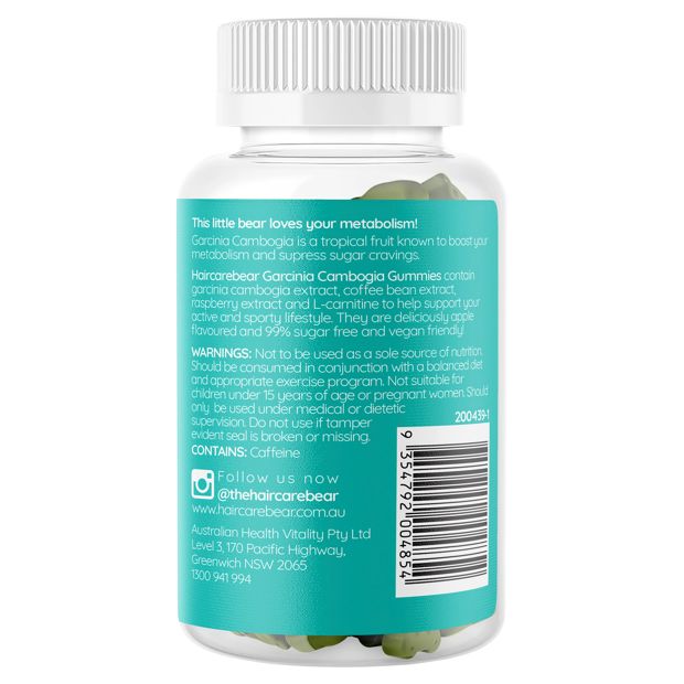 60 Pack Haircarebear Garcinia Cambogia Gummies 150g