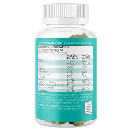 60 Pack Haircarebear Garcinia Cambogia Gummies 150g