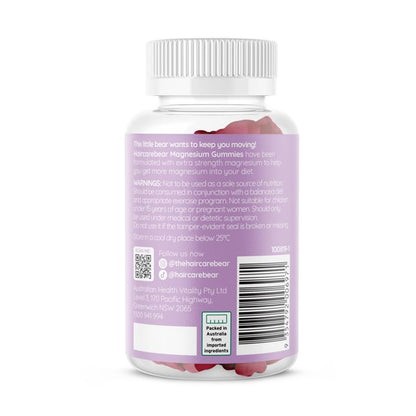 60 Pack Haircarebear Magnesium Gummies 150g