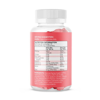 60 Pack Haircarebear Hair Skin Nails Gummies 150g