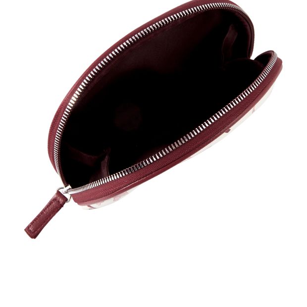 OXX Cosmetics 3 Piece Makeup Bag - Maroon and Pink