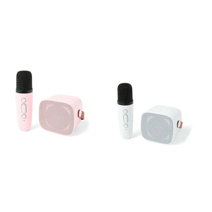 Anko Portable Mini Karaoke Speaker - White and Pink