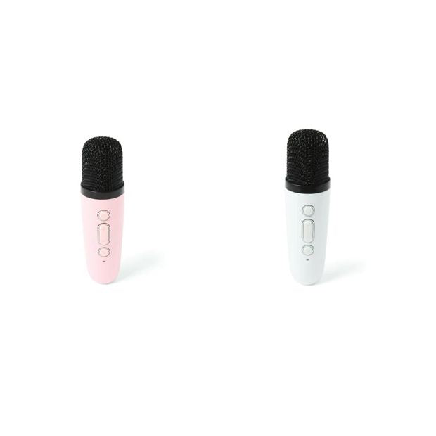 Anko Portable Mini Karaoke Speaker - White and Pink