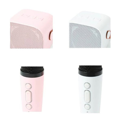 Anko Portable Mini Karaoke Speaker - White and Pink