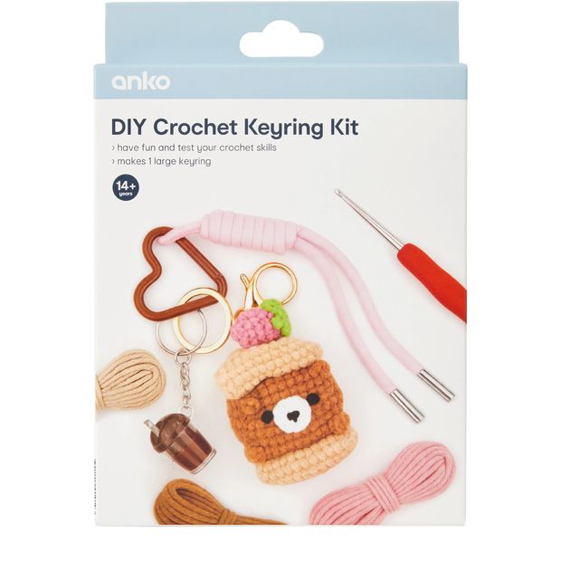 Anko DIY Crochet Keyring Kit