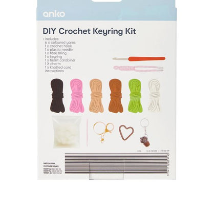Anko DIY Crochet Keyring Kit