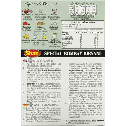 Shan Seasoning Mix Special Bombay Biryani 60g